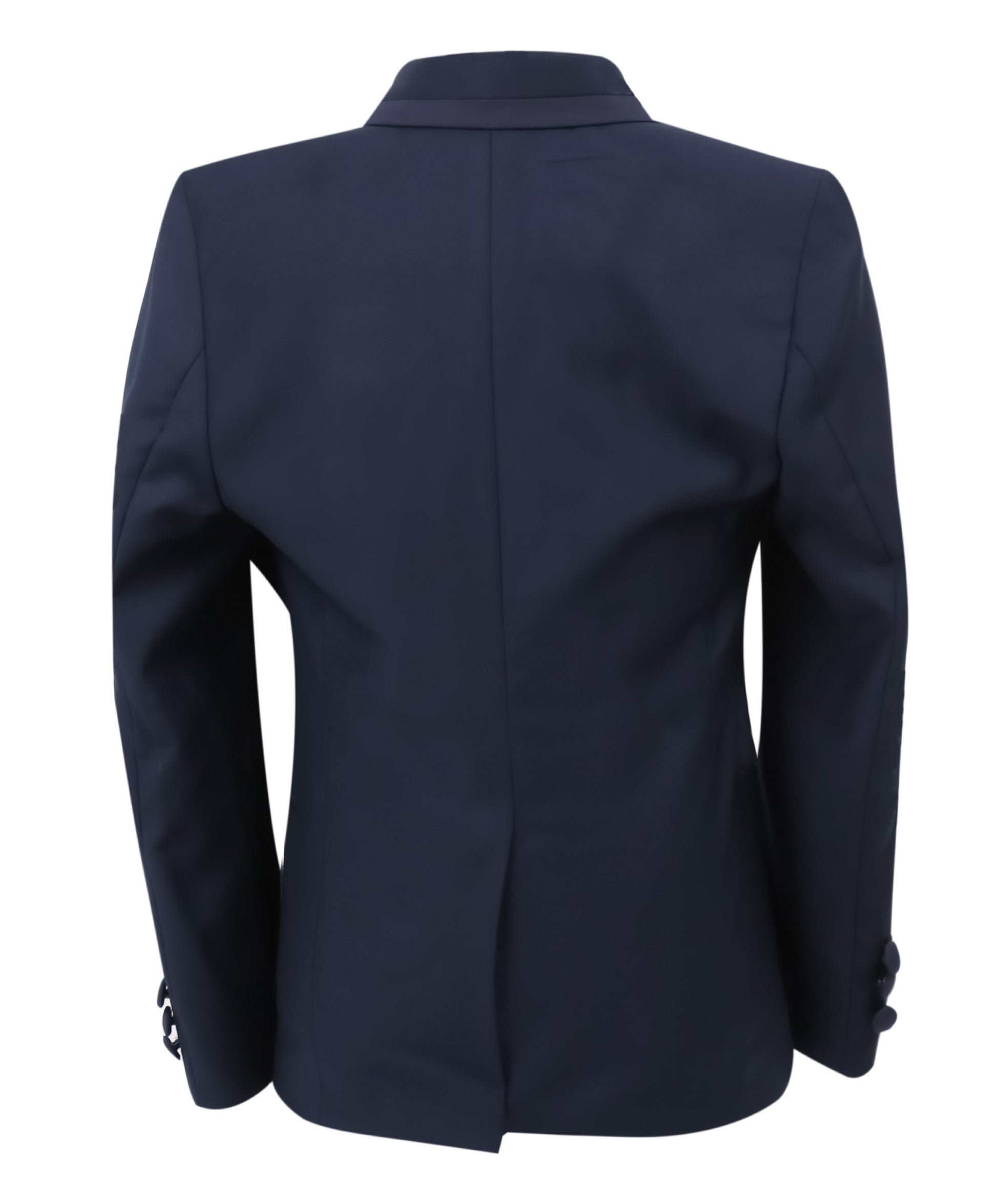 Ensemble Costume de Smoking à Passepoil Slim Fit pour Garçons - Bleu Marine