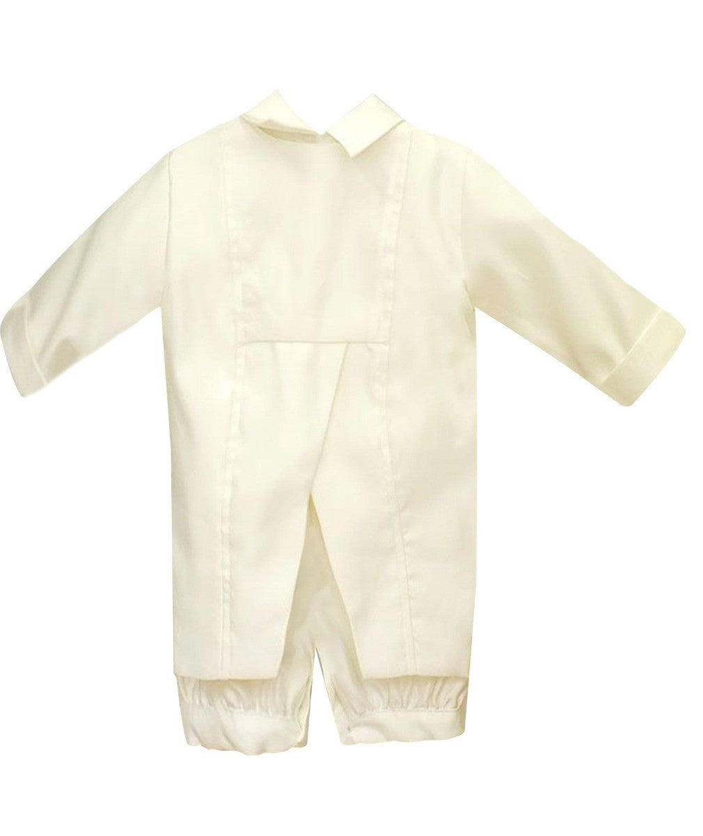 Baby Boys All In One Christening Suit - Ivory