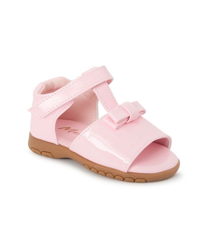 Mädchen Lack Schleifen Sandalen – AMANDA - Rosa