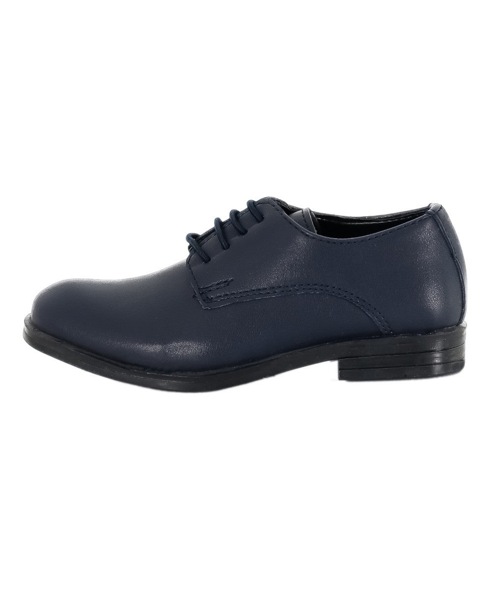 Jungen Derby Matt Schnürformelle Navyblaue Schuhe - Atlanta - Navyblau