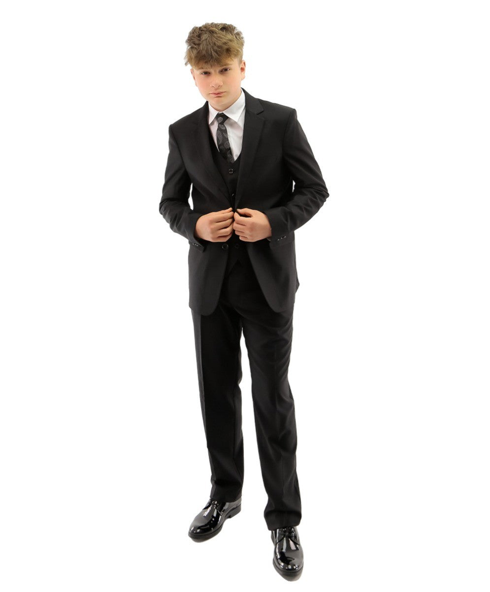 Costume Formel Tailored Fit pour Garçons - Noir