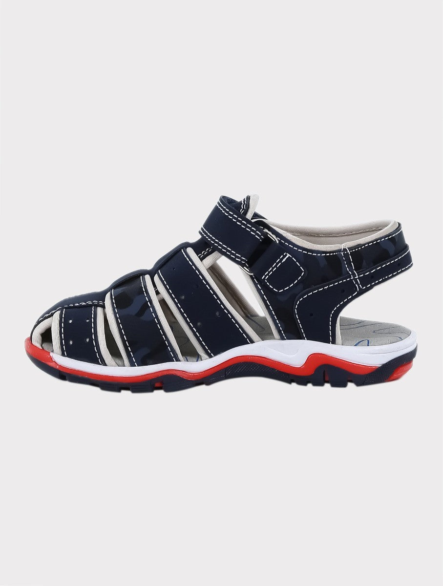 Jungen Casual Trekking Sandalen - Navyblau