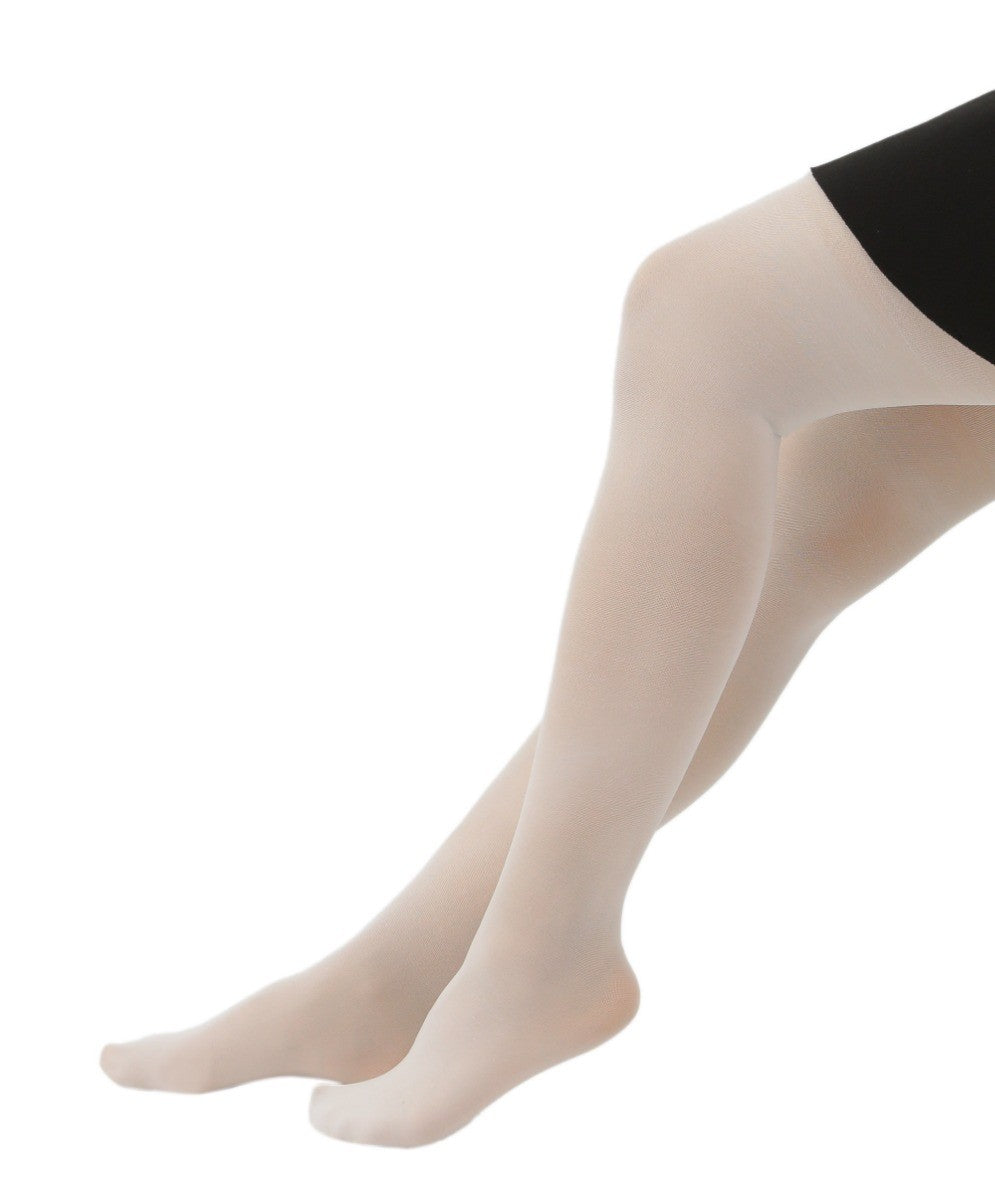 Girls Soft Footed Tights - MYCRO50 - Cream