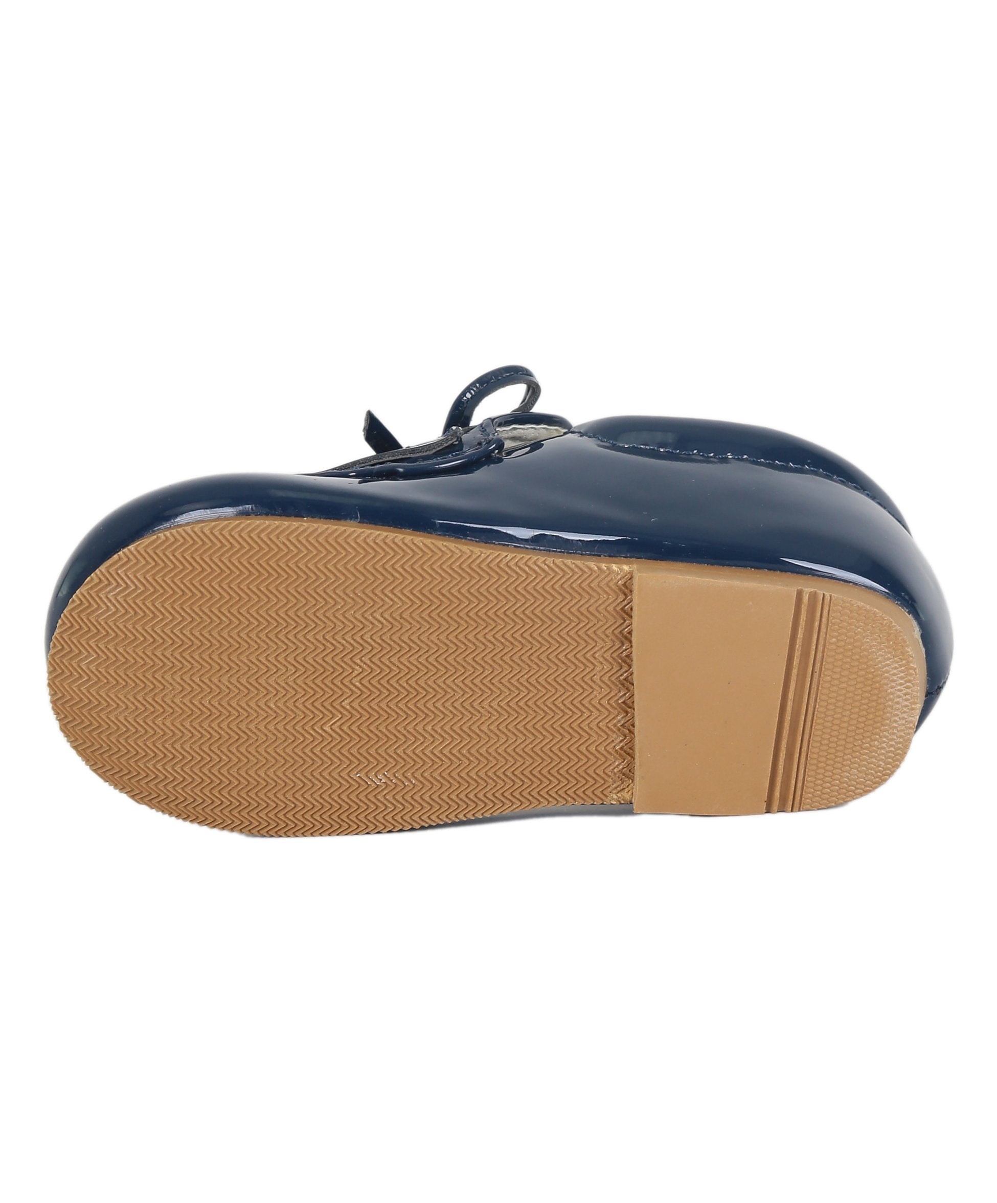 Baby Jungen Vorläufer Lack Loafers - ADAM - Navyblau