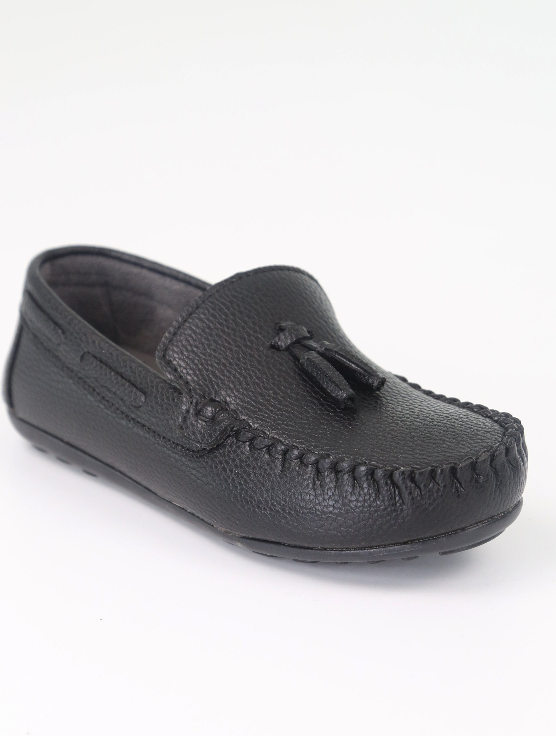 Jungen Slip-On Quaste Penny Loafers - ATHENS - Schwarz