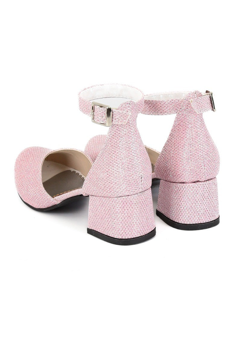 Chaussures Mary Jane à Bloc Talon Rose pour Filles - BUENE - Rose