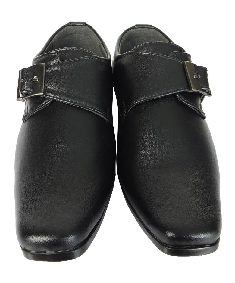 Jungen Schwarze Monk Schuhe - ALDWYCH - Schwarz