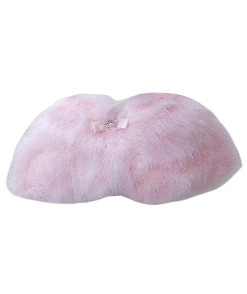 Girls Fur Bolero - Pink