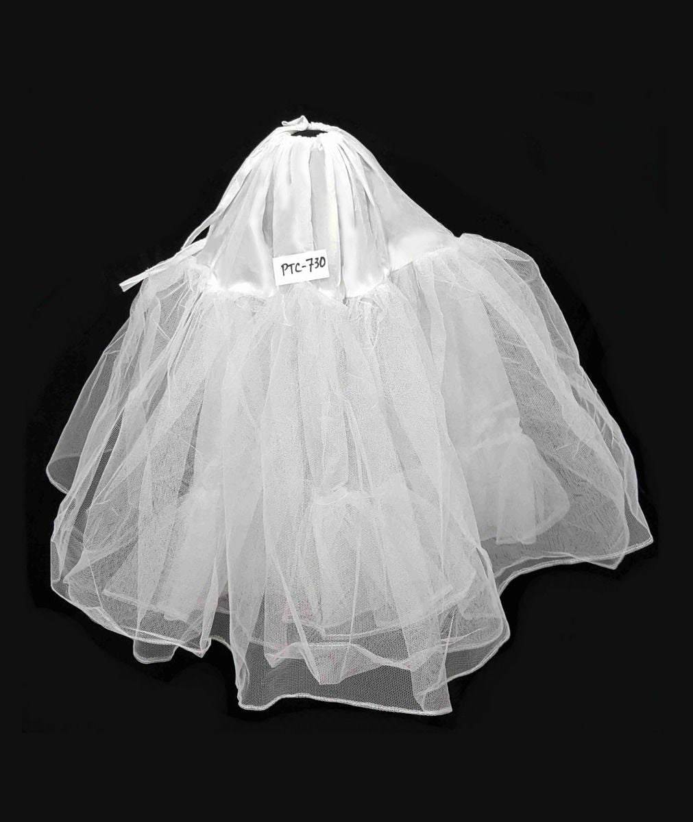 Sous-jupes en tulle blanches pour filles - CARA-PTC