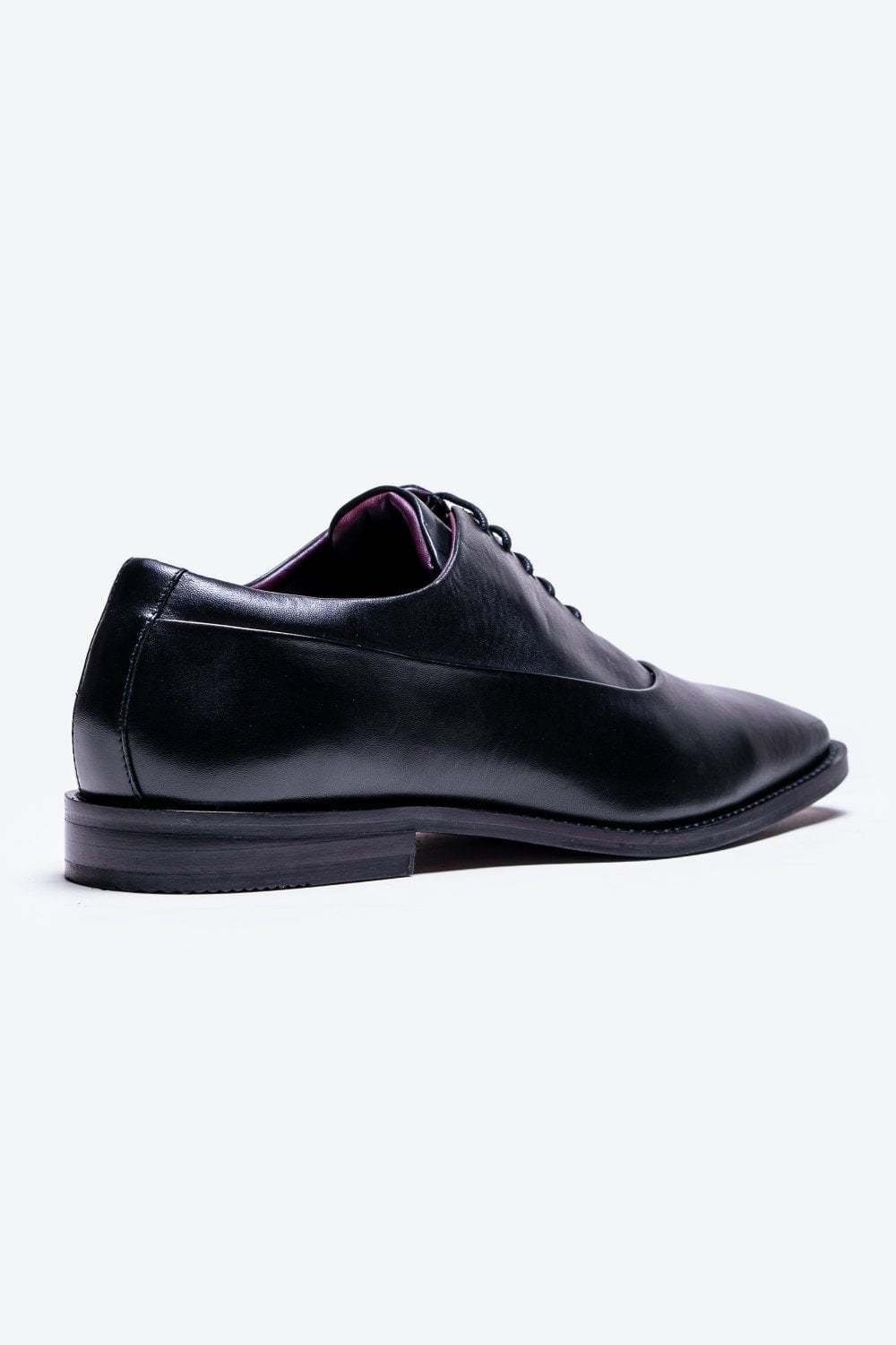 Men's Genuine Leather Oxford Shoes- SEVILLE - Black