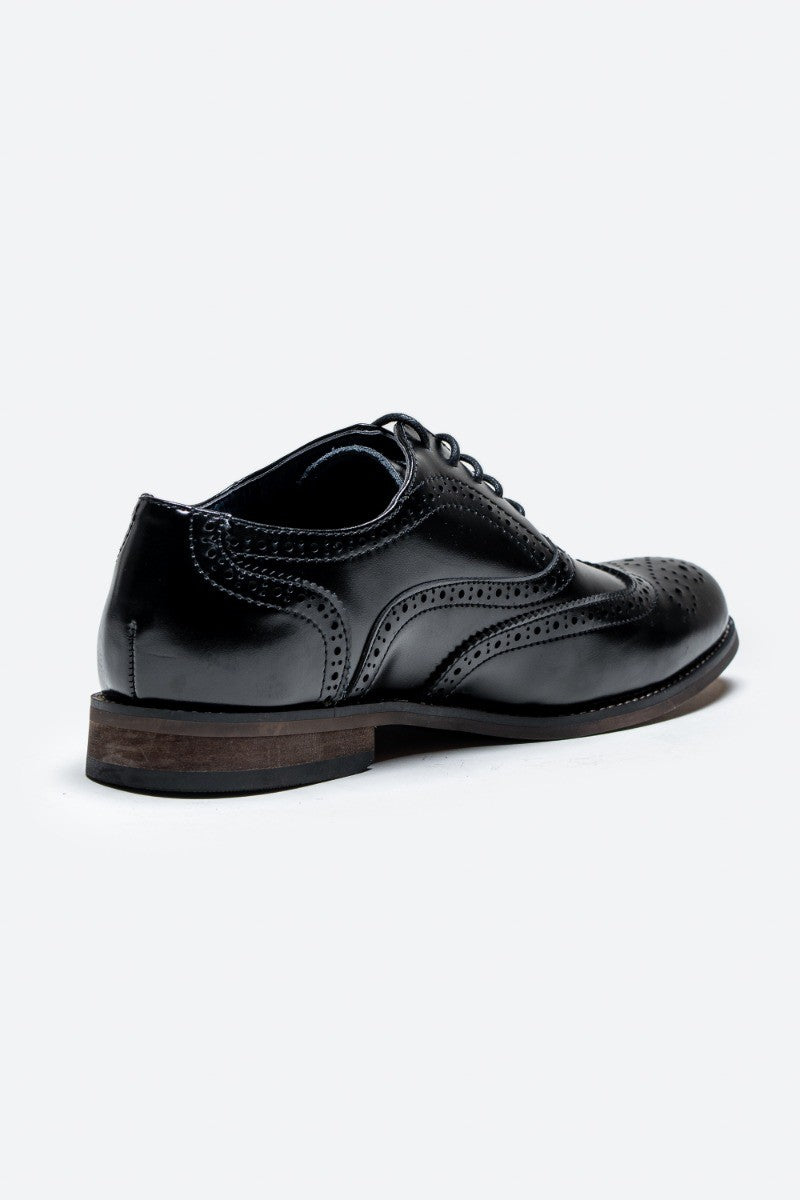 Chaussures brogue Oxford pour hommes - CLARK - Noir