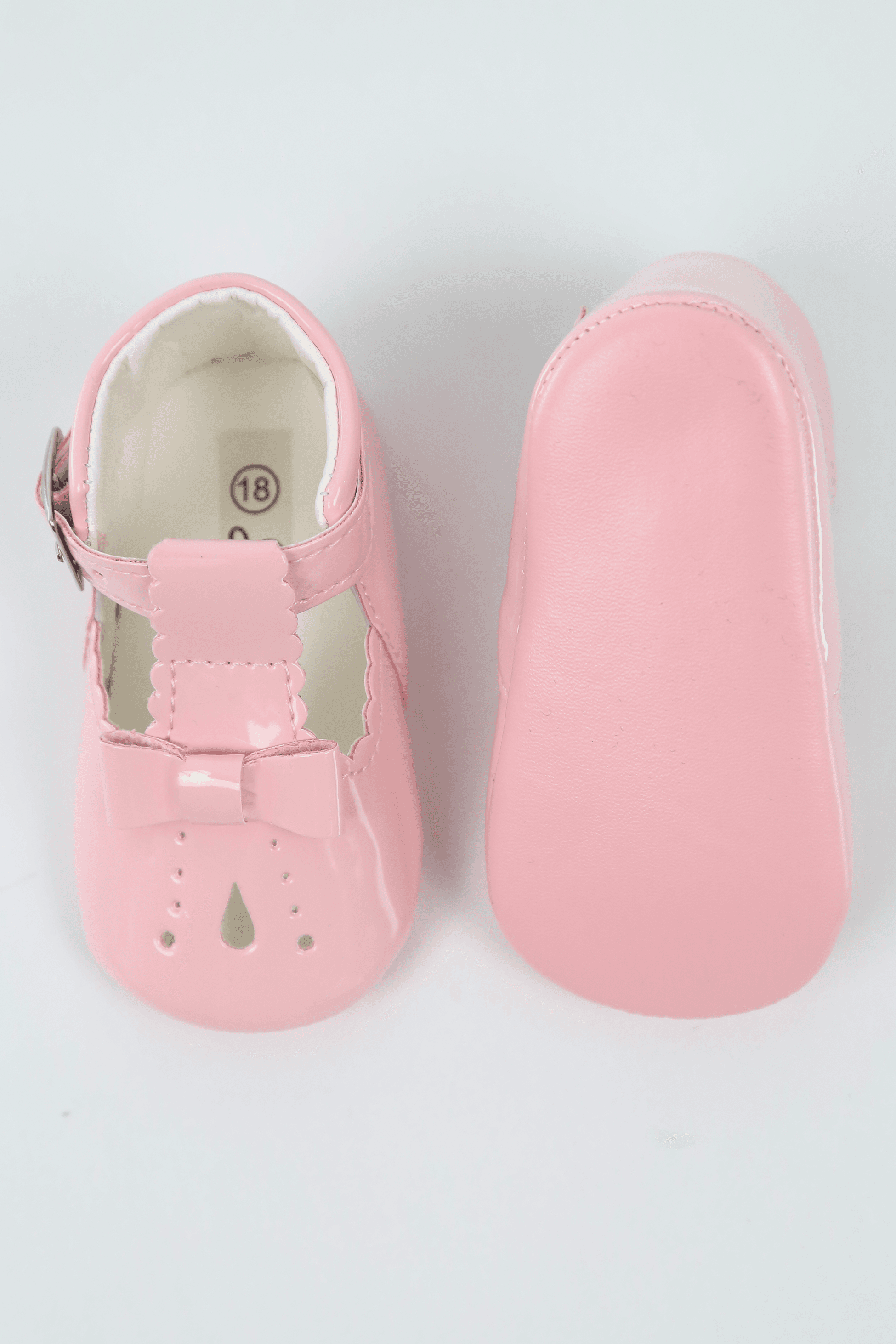 Unisex Baby Lackschuhe - HARPER - Pink