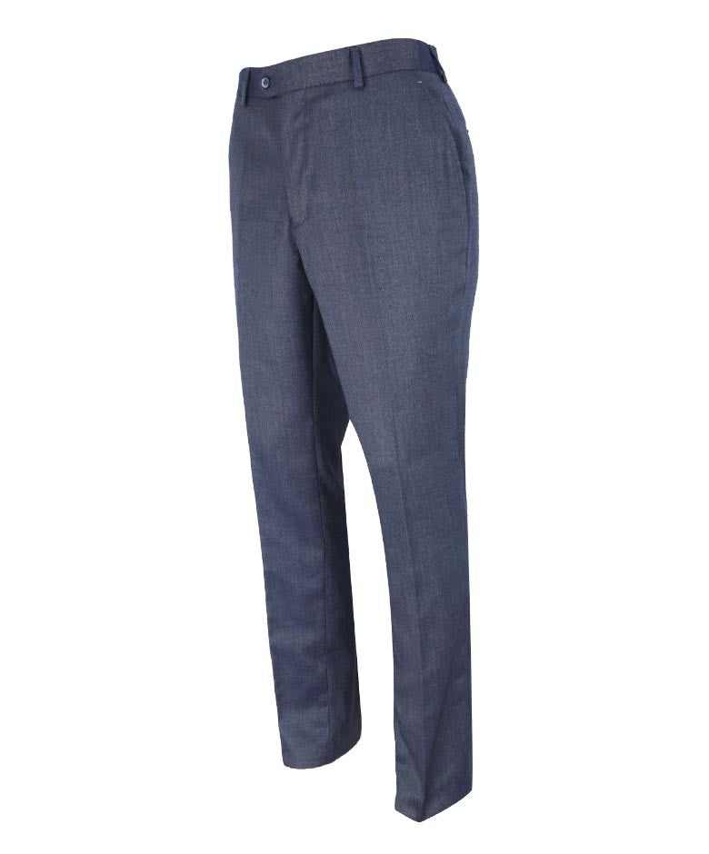 Pantalon intelligent ajusté pour hommes - STEELE Blue - Bleu Acier