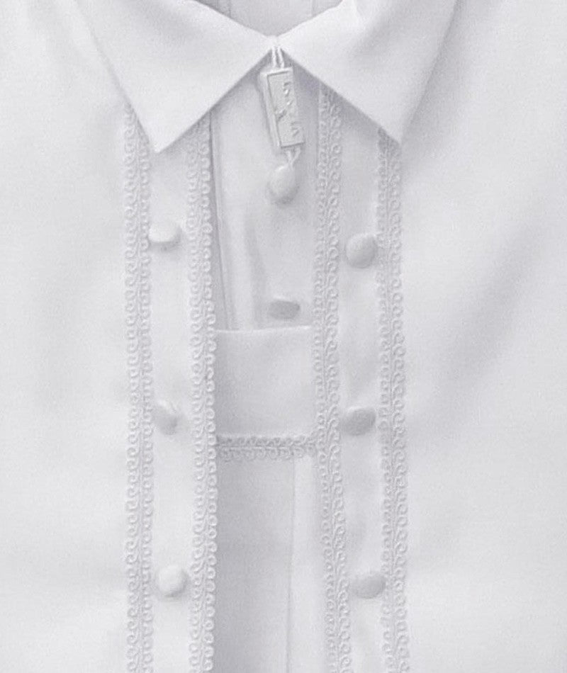 Baby Boys All In One Christening Suit - White