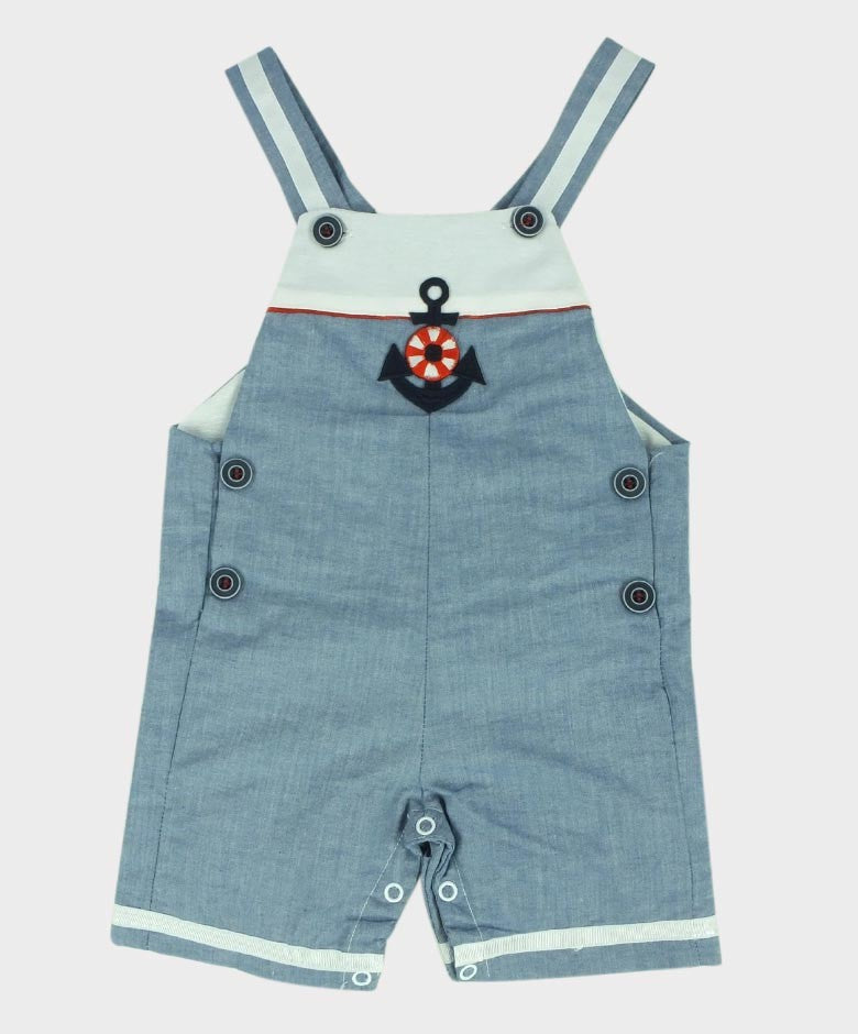 Baby Jungen Casual Sommer-Overalls-Set - Hellblau