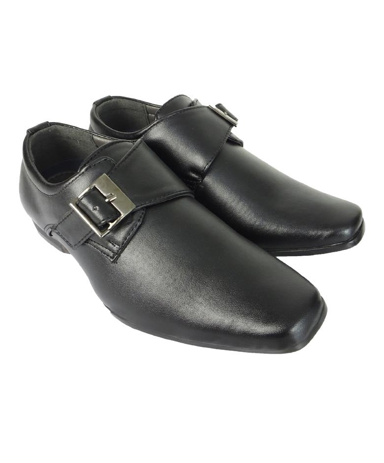 Jungen Schwarze Monk Schuhe - ALDWYCH - Schwarz