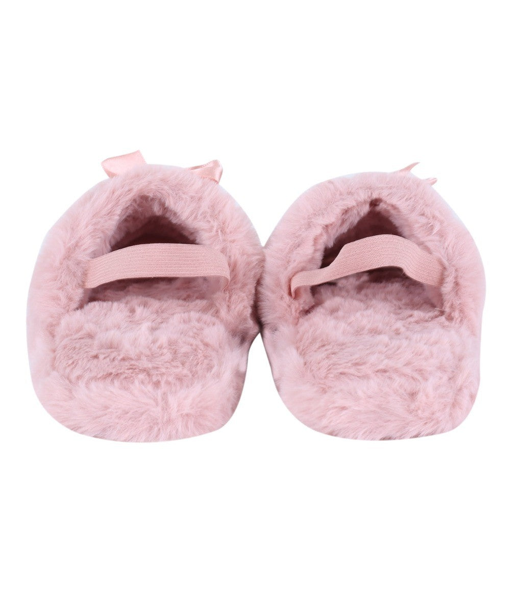 Chaussons en Pluche Douce pour Filles - Rose