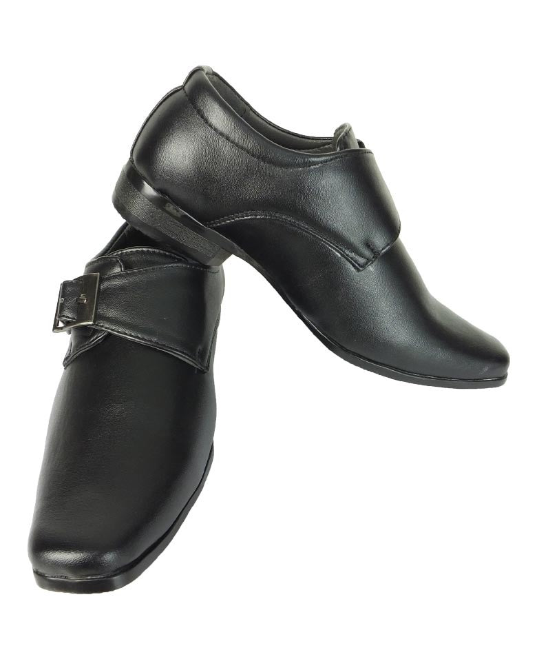 Jungen Schwarze Monk Schuhe - ALDWYCH - Schwarz