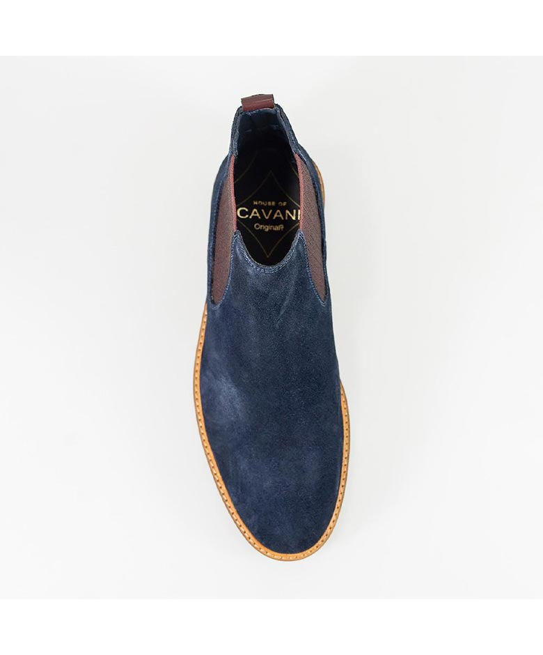 Herren Slip-On Chelsea Boots - ARIZONA - Marineblau