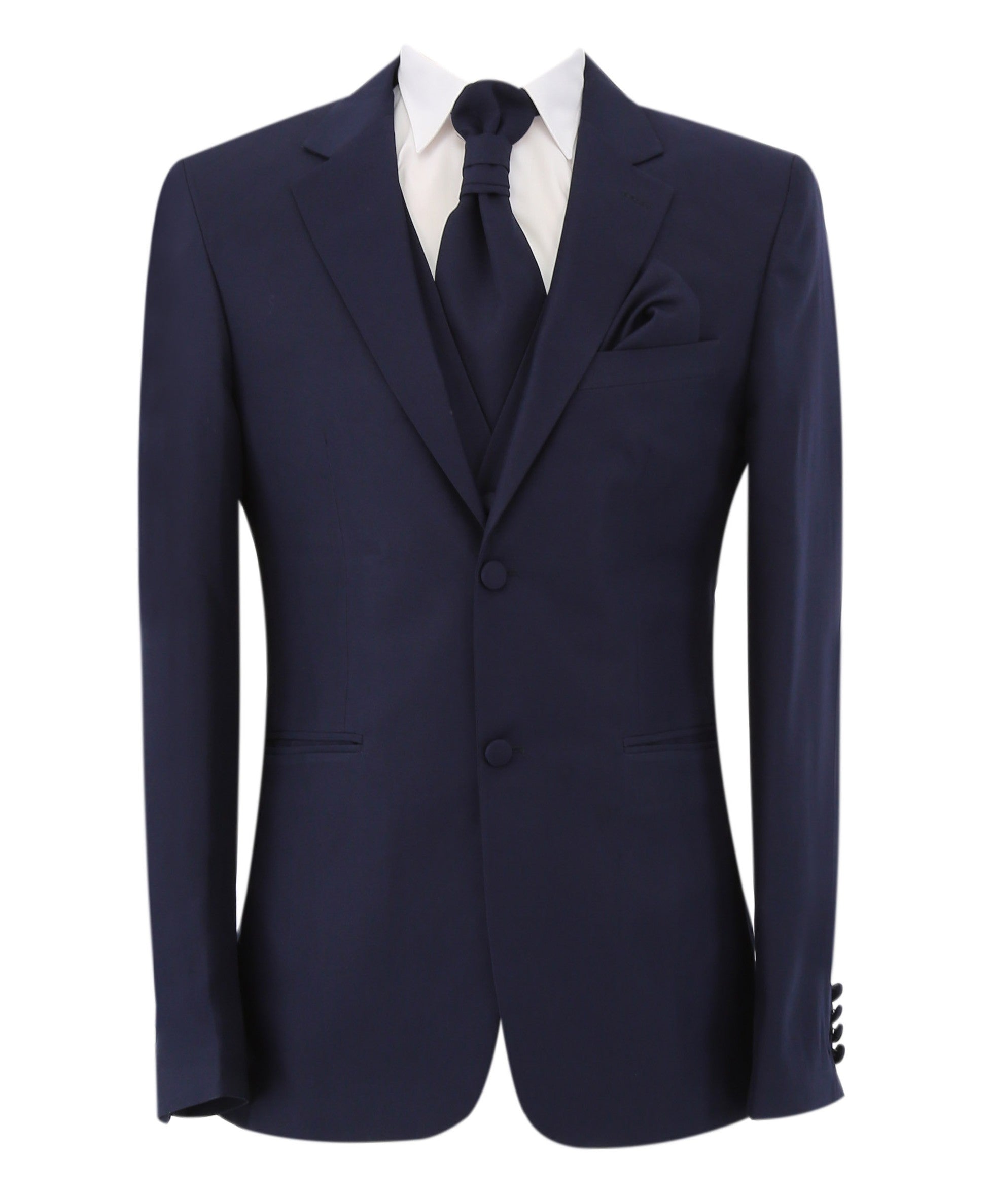 Men's Slim Fit Formal Suit Set - Gorgeous - Navy Blue