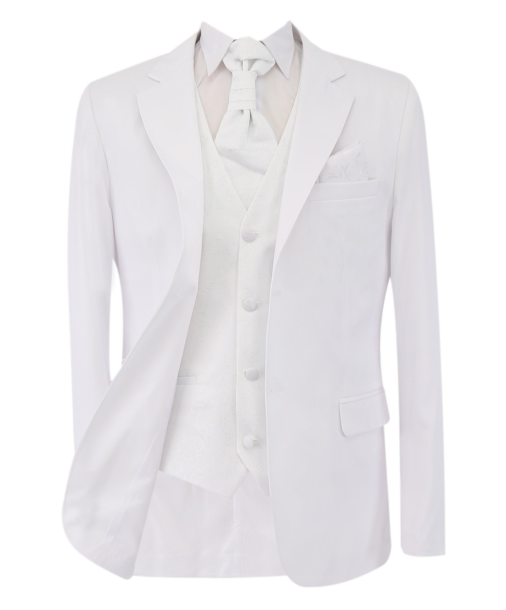 Men's Slim Fit Formal Suit Set - Gorgeous - White