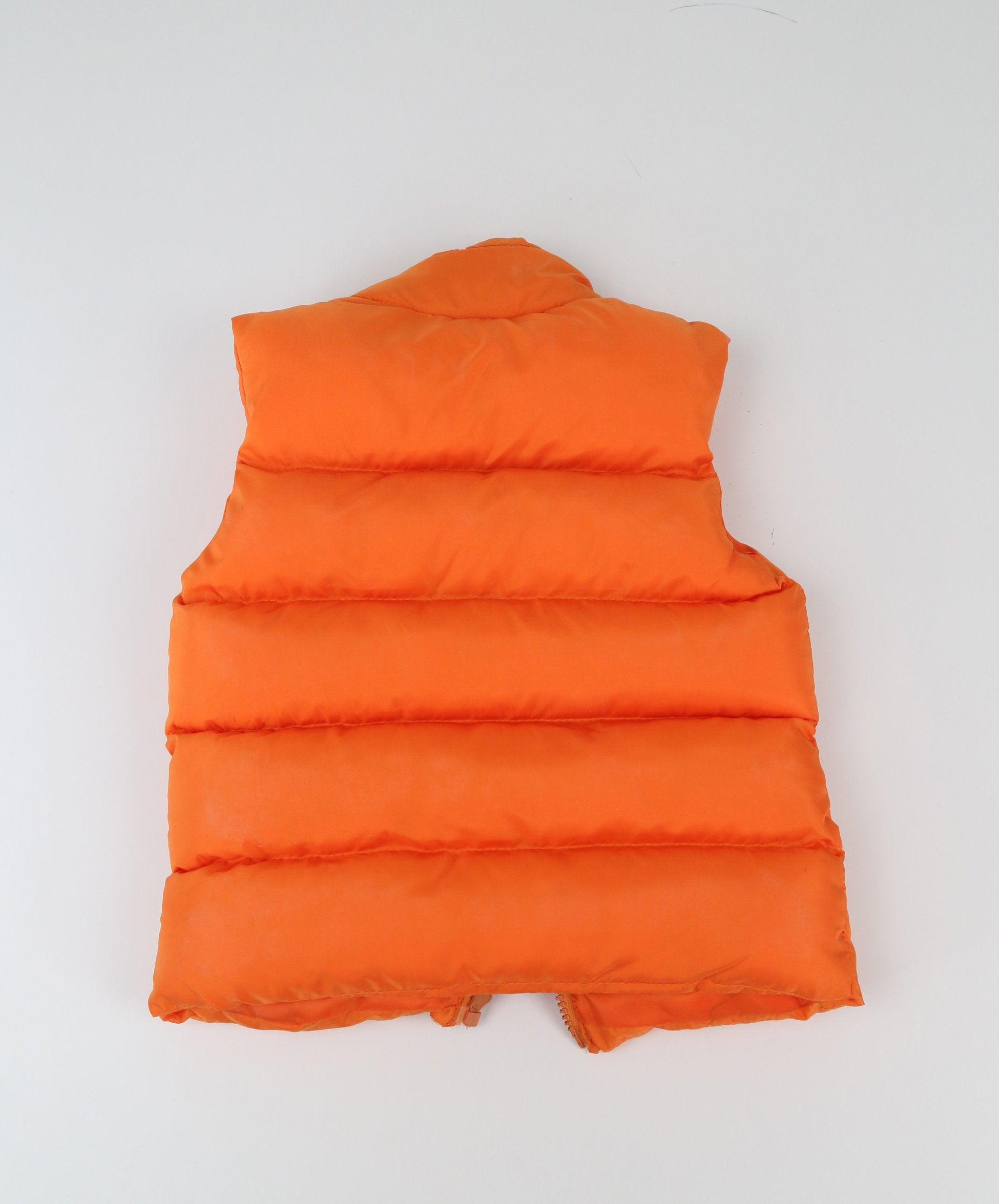 Jungen Pufferweste, Kinder gepolsterte ärmellose Winterbekleidung - Orange