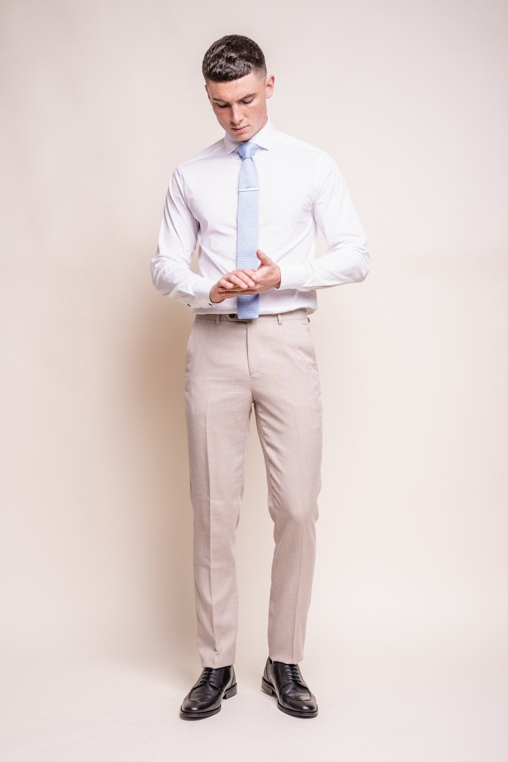 Herren Slim Fit Formalanzug - MIAMI Beige - Beige