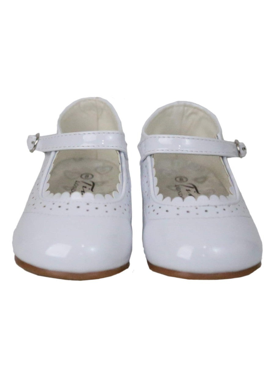 Chaussures Mary Jane Vernies pour Filles - Blanc