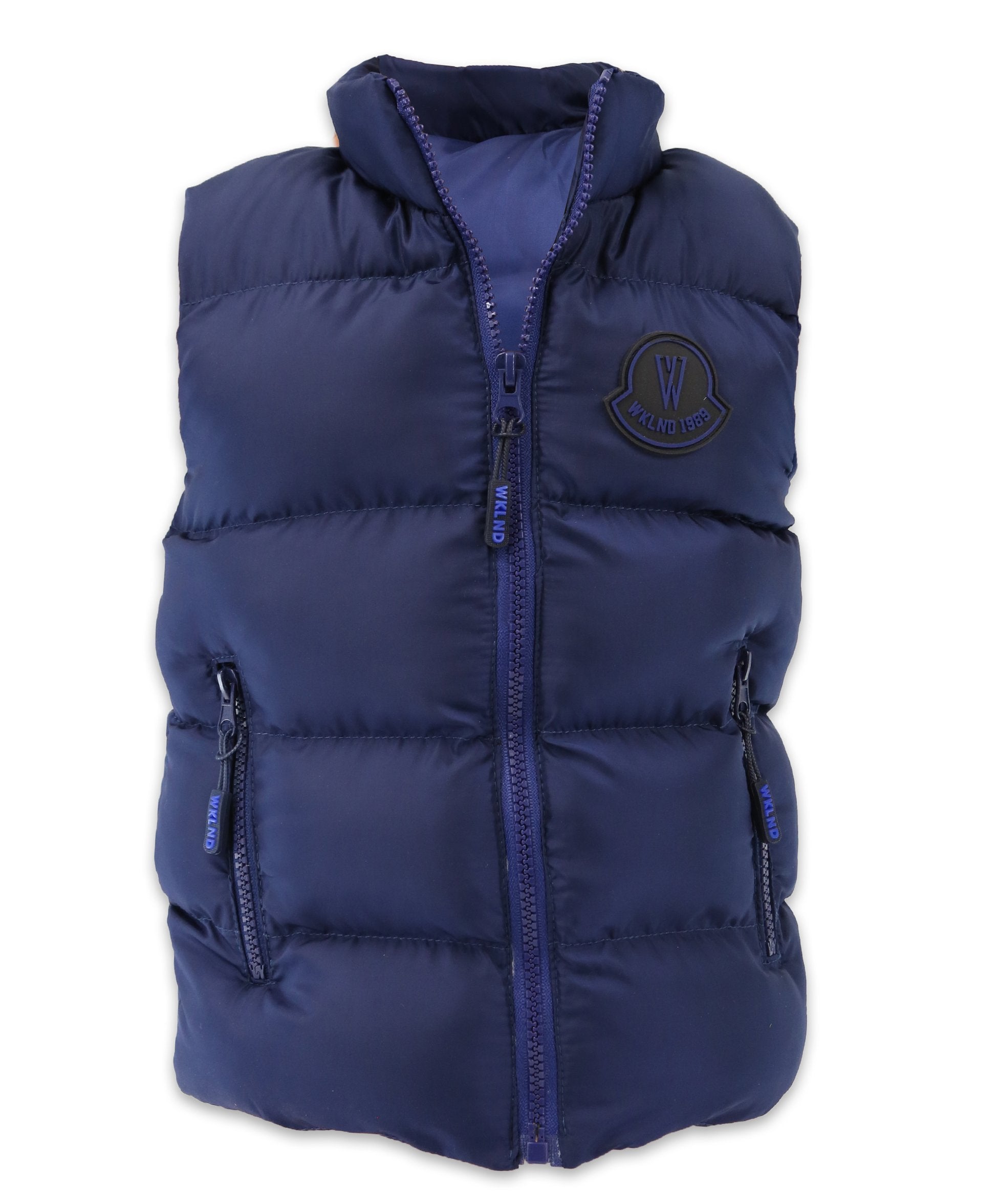 Gilet Matelassé sans Manches pour Enfants - Bleu Marine