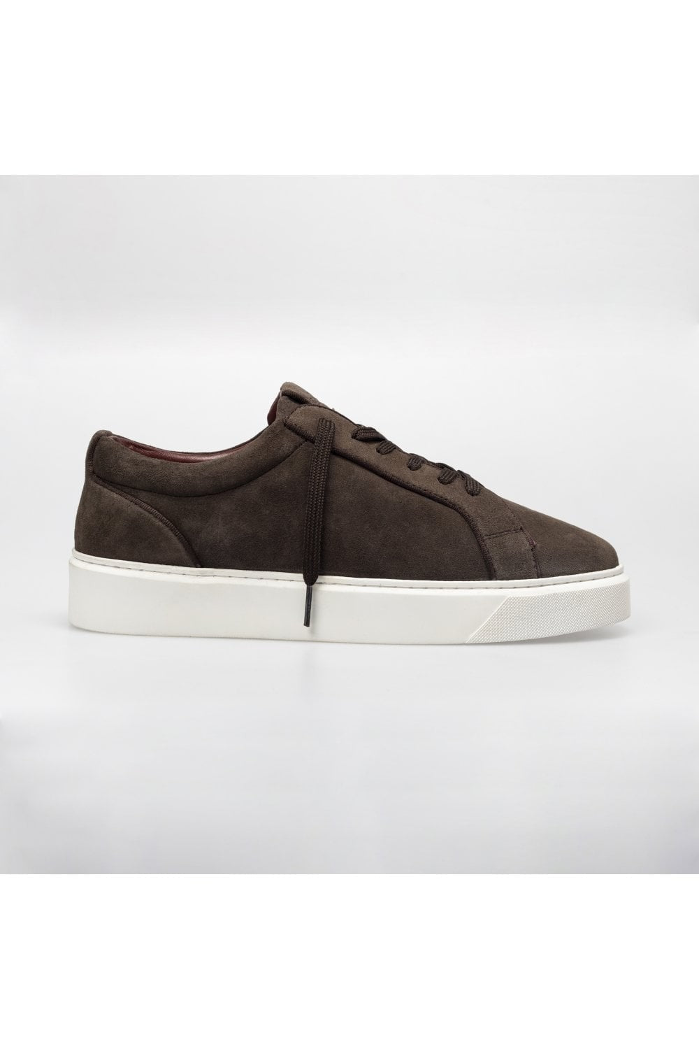 Sneakers à Lacets à Semelle Épaisse pour Homme - Brun Café