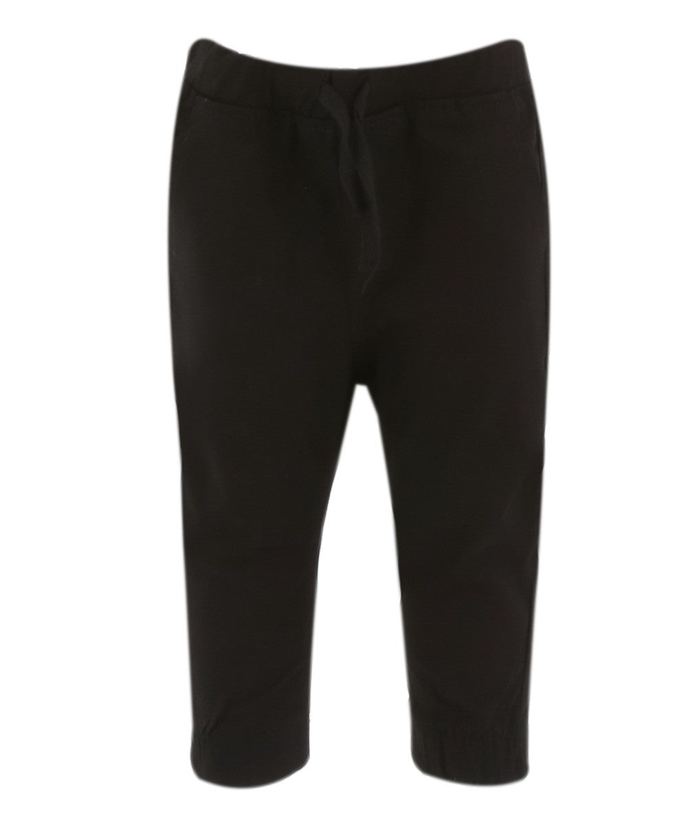 Pantalons Chino en Coton Élastique pour Garçons - ENZO - Noir