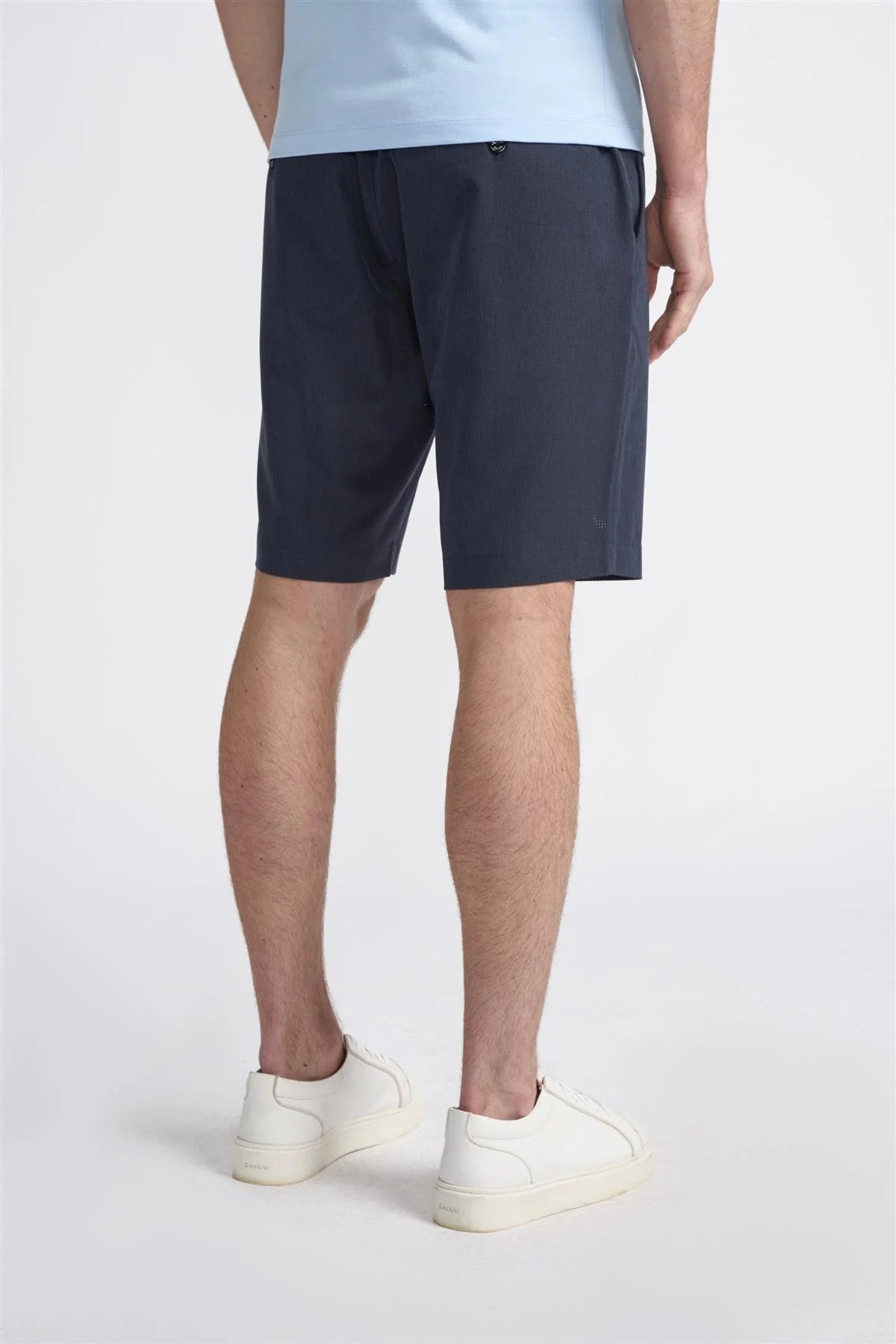 Herren Sommer Essentials Strukturierte Shorts – DENVER - Marine