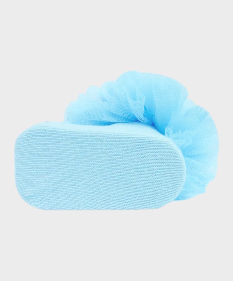 Baby Mädchen Rüschen Schleife Rüschen Socken - Blau