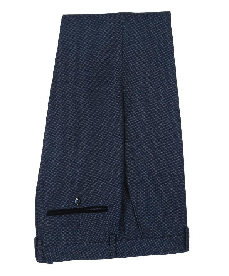 Paul Andrew Herren Arthur Textuformale Hose - Marineblau