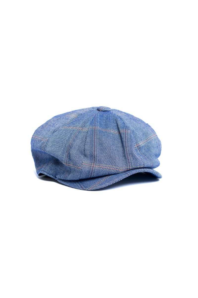 Casquette en laine tweed Baker Boy pour hommes - CONNALL