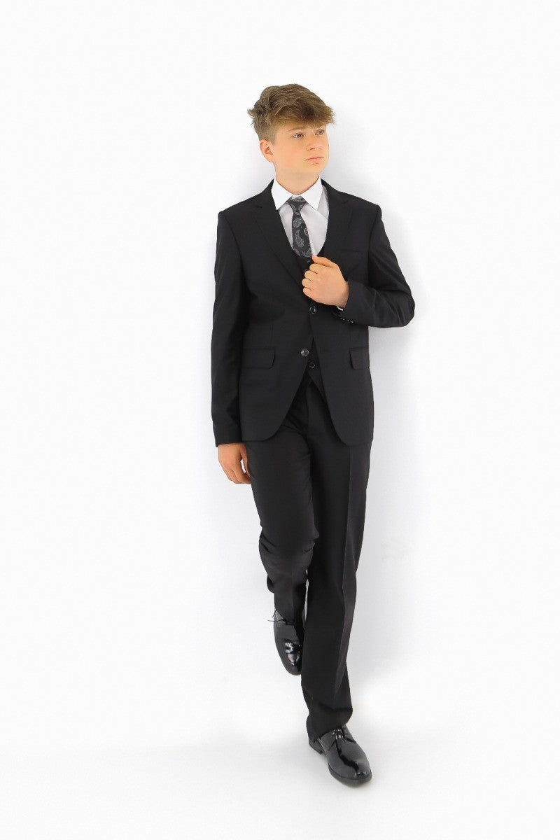 Costume Formel Tailored Fit pour Garçons - Noir