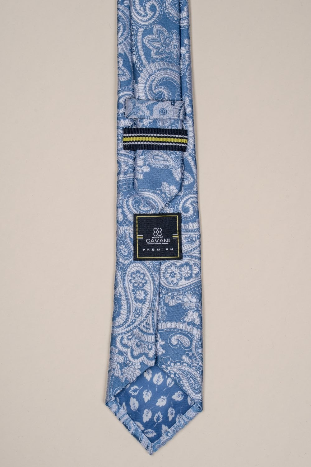 Ensemble de cravate à motifs floraux paisley pour hommes - Bleu Aqua