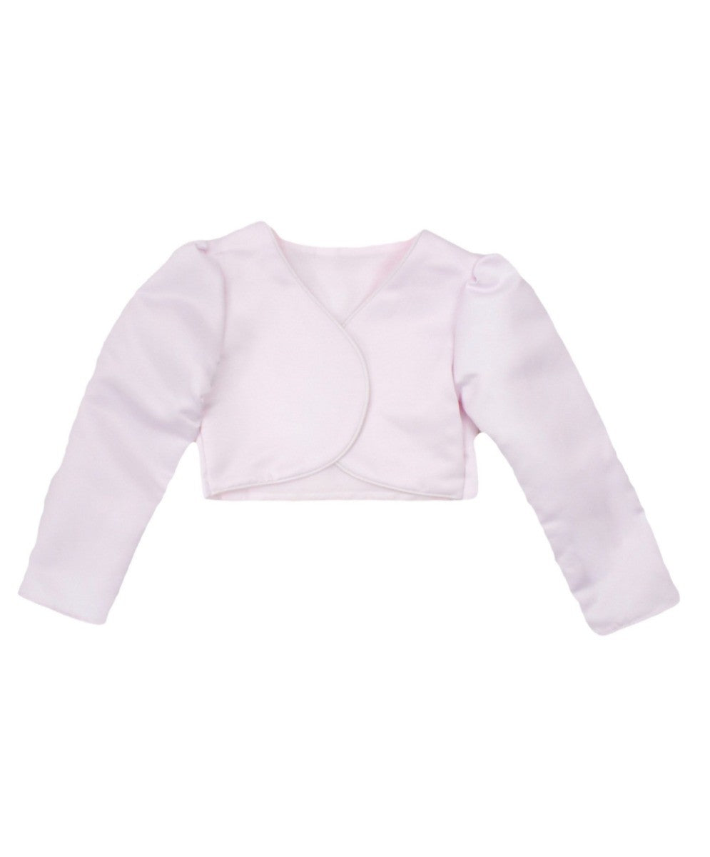 Mädchen Langärmeliger Bolero - Babyrosa