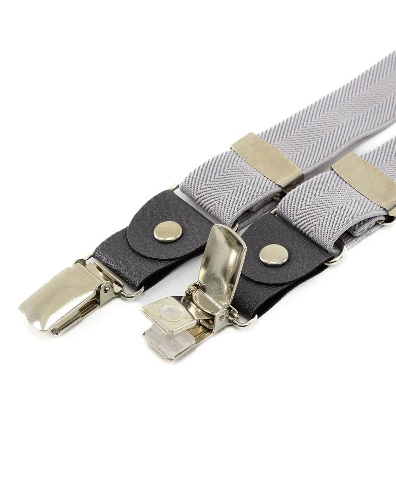 Tirantes ajustables en forma de Y para niños - Gris